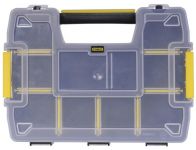 Ящик-органайзер Stanley "Sort Master Light", переставні перегородки, 29.5x6.5x21.5см
