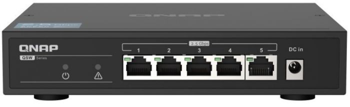 Некерований комутатор QNAP QSW-1105-5T 5x2.5GbE (RJ45)