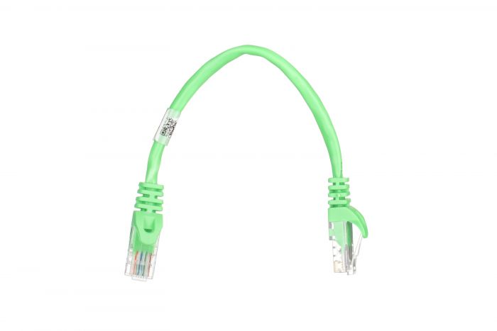 Патч-корд 2E Cat 5e,UTP,RJ45, 26AWG ,7/0.16 CCA, 0.20m, PVC,Green