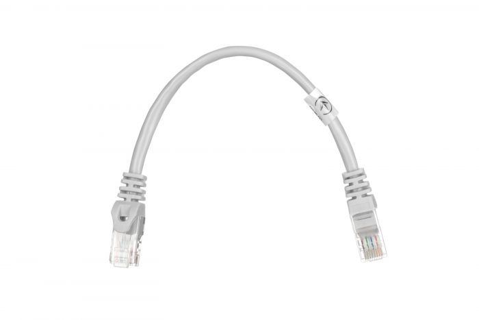 Патч-корд 2E Cat 5e,UTP,RJ45, 26AWG,7/0.16 CCA, 0.20m,PVC,Grey