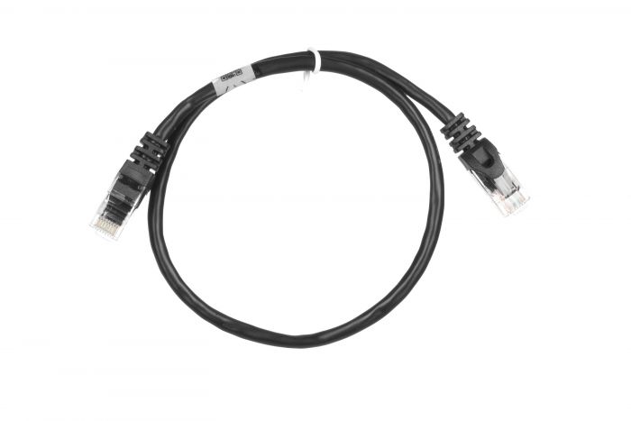 Патч-корд 2E Cat 5e,UTP,RJ45, 26AWG ,7/0.16 CCA, 0.50m, PVC,Black