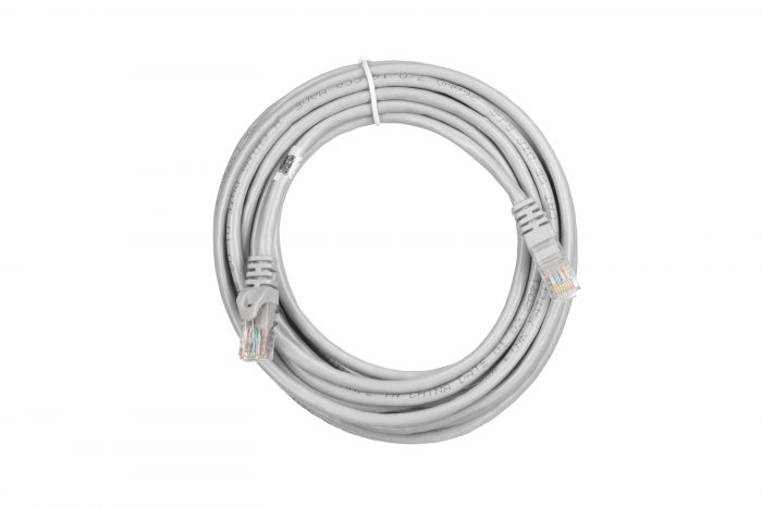 Патч-корд 2E Cat 5e,UTP,RJ45, 26AWG ,7/0.16 CCA, 5.00 m,PVC, Grey