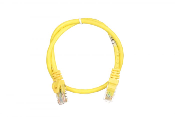 Патч-корд 2E Cat 6,UTP,RJ45, 26AWG ,7/0.16 Cu, 0.50 m, PVC,Yellow