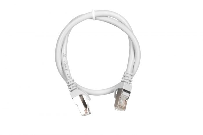 Патч-корд 2E Cat 6,S-FTP екран. фольга з обплетенням, RJ45, 4Х2 27AWG ,7/0.14 Cu, 0.50 m, PVC,Grey