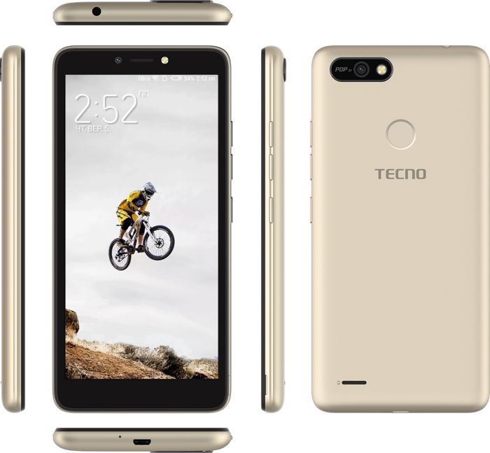 Смартфон TECNO POP 2F (B1G) 1/16GB 2SIM Champagne Gold