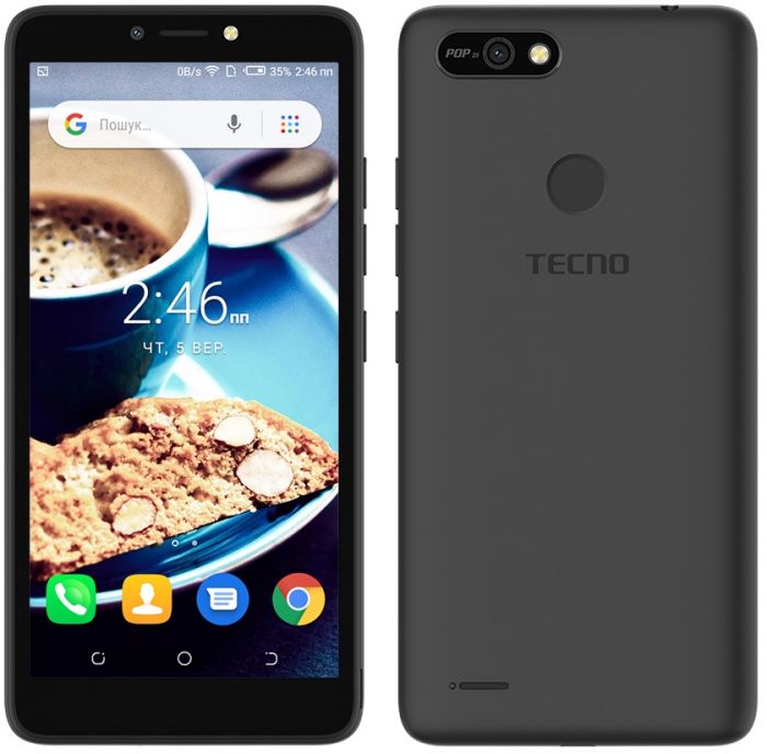 Смартфон TECNO POP 2F (B1G) 1/16GB 2SIM Midnight Black