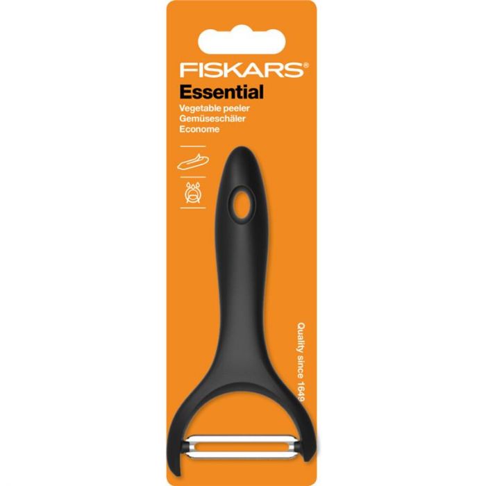 Ніж для чищення овочів з поперечним лезом Fiskars Essential