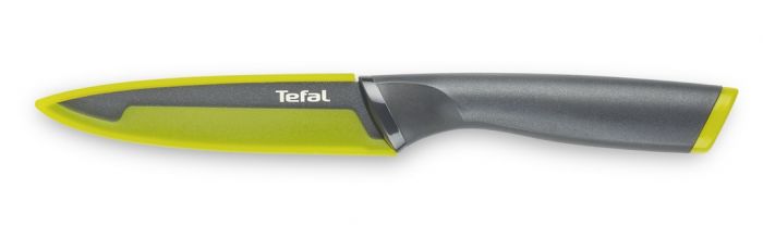 Кухонний ніж універсальний Tefal Fresh Kitchen, довжина леза 12 см, нерж.сталь, чохол