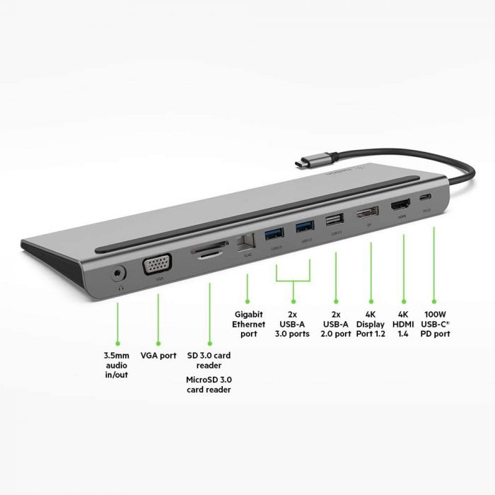 Адаптер Belkin USB-C 11in1 Multiport Dock