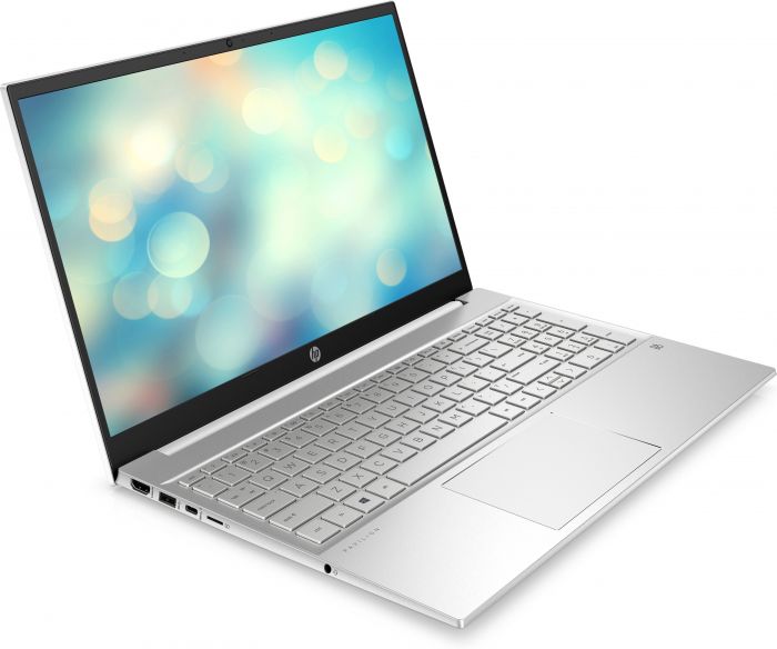 Ноутбук HP Pavilion 15-eh1060ua 15.6" FHD IPS AG, AMD R5 5500U, 16GB, F512GB, UMA, DOS, білий