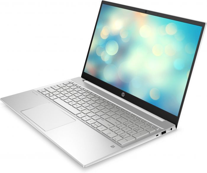 Ноутбук HP Pavilion 15-eh1060ua 15.6" FHD IPS AG, AMD R5 5500U, 16GB, F512GB, UMA, DOS, білий