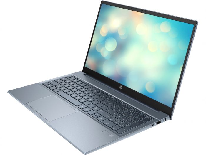 Ноутбук HP Pavilion 15-eh1062ua 15.6" FHD IPS AG, AMD R5-5500U, 16GB, F512GB, UMA, DOS, блакитний