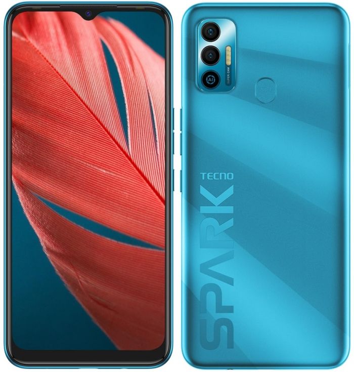 Смартфон TECNO Spark 7 (KF6n) 4/128Gb NFC 2SIM Morpheus Blue