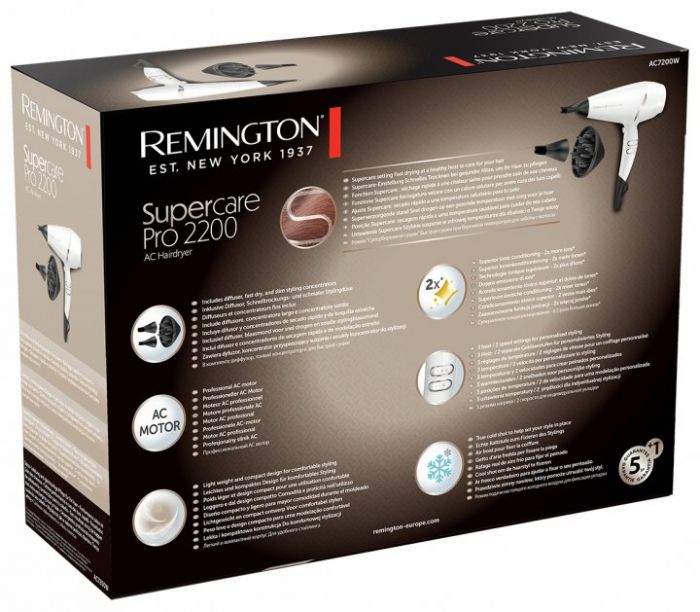 Фен Remington AC7200W Supercare PRO 2200 AC motor