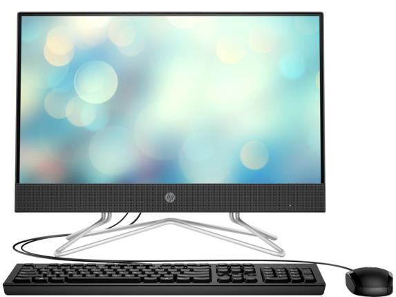 Персональний комп'ютер-моноблок HP All-in-One 21.5FHD IPS AG/Intel Pen J5040/4/256F/int/kbm/DOS/Black