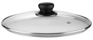 Кришка Ardesto Gemini Gourmet 24 см, скло, нержавіюча сталь, бакеліт