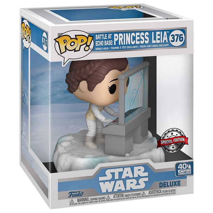 Фігурка Funko POP! Deluxe Bobble Star Wars Leia (Exc) 45901