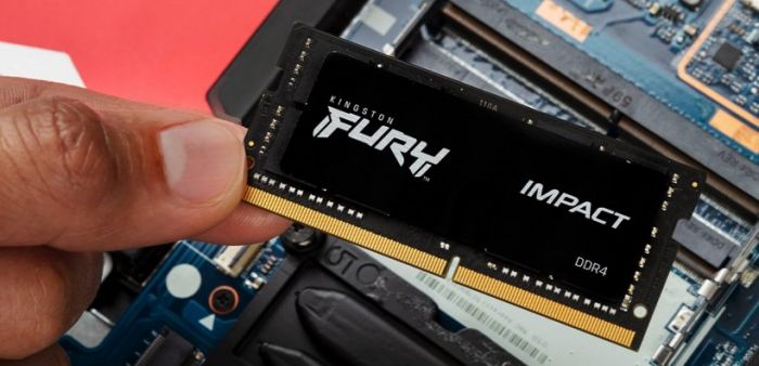 Пам'ять ноутбука Kingston DDR4 16GB 2666 FURY Impact