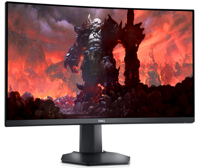 Монiтор LCD 27" DELL S2722DGM 2xHDMI, DP, Audio, VA, 2560x1440, 165Hz, 1ms, 99%sRGB, CURVED, FreeSync, HAS