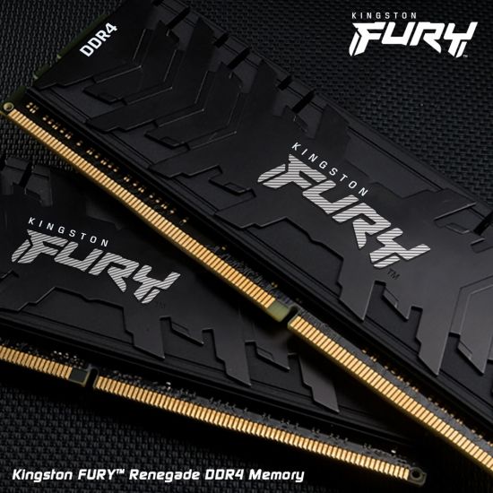 Пам'ять ПК Kingston DDR4  8GB 2666 FURY Renegade Black