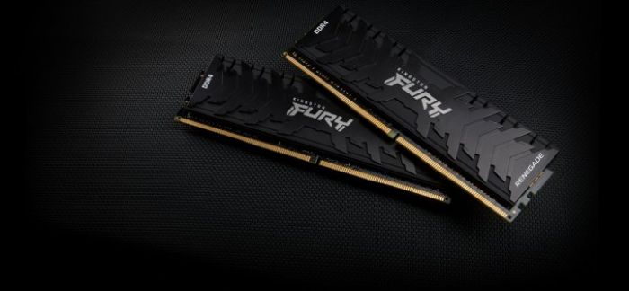 Пам'ять ПК Kingston DDR4  8GB 2666 FURY Renegade Black