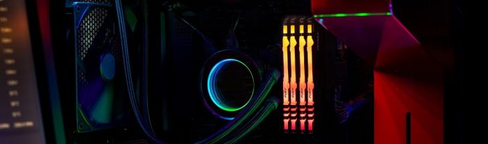 Пам'ять ПК Kingston DDR4 32GB KIT (16GBx2) 3733 FURY Beast RGB