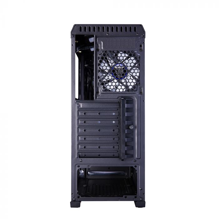 Корпус Zalman N5 TF, MidT, 2xUSB2.0,1xUSB3.0, 4x120мм RGB, скло(фронтальна панель), акрил (бічна панель), без БЖ, чорний