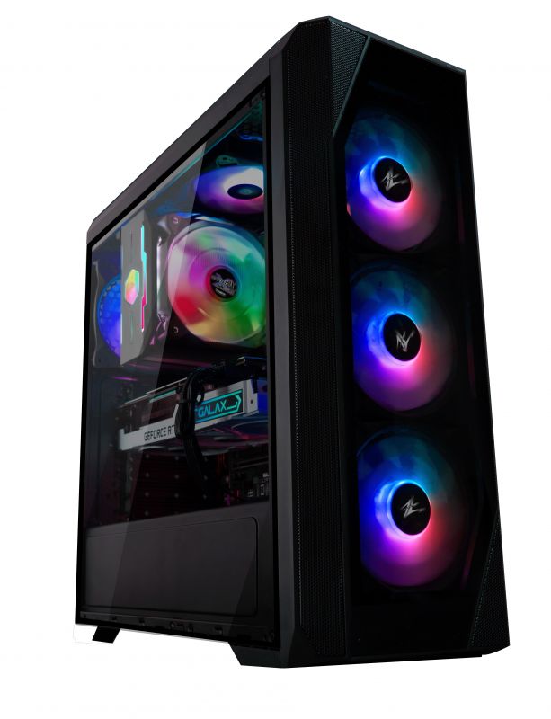 Корпус Zalman N5 TF, MidT, 2xUSB2.0,1xUSB3.0, 4x120мм RGB, скло(фронтальна панель), акрил (бічна панель), без БЖ, чорний