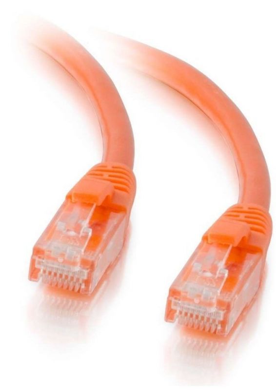 Патч-корд Cat5e C2G 0.5 м помаранчевий