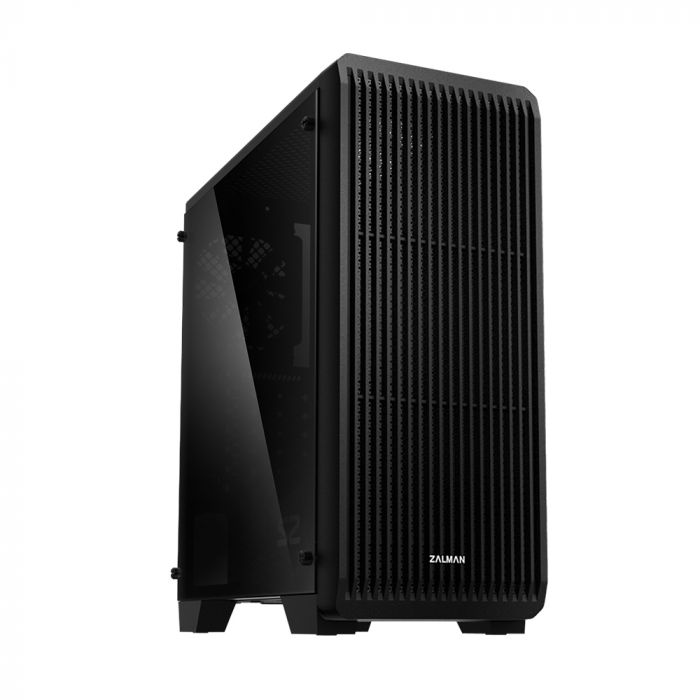 Корпус Zalman S2 TG, MidT, 2xUSB2.0, 1xUSB3.0, 3x120мм, скло (бічна панель), без БЖ, чорний