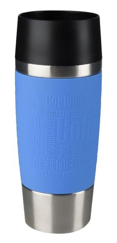 Термочашка Tefal Travel Mug 360 мл, блакитна, нерж.сталь