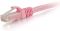 Патч-корд Cat6 C2G 3 м рожевий