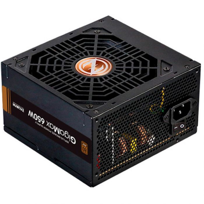 Блок живлення Zalman GigaMax 650-GVII (650W),200-240VAC,88%,80+Bronze, aPFC,120мм,MB24,CPU(4+4),5xSATA,2xPCIe,3xMOLEX, 1xFDD,OCP,OVP,OPP,OTP,UVP,SCP1xFDD