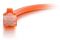 Патч-корд Cat6 C2G 0.5 м помаранчевий