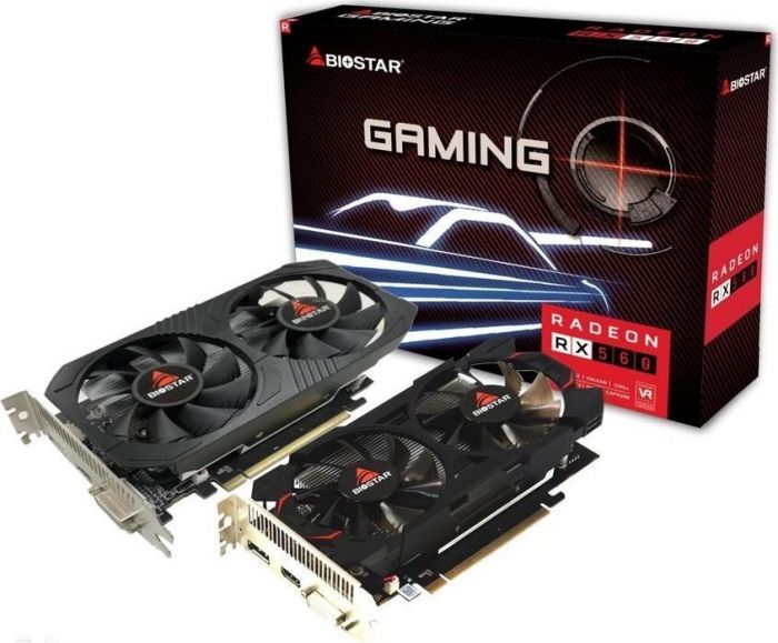 Відеокарта Biostar Radeon RX 560 4GB GDDR5