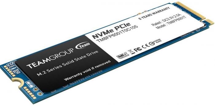 Накопичувач SSD Team M.2 1TB PCIe 3.0 MP33