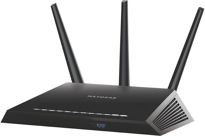 Маршрутизатор NETGEAR R7000 Nighthawk AC1900, 4xGE LAN, 1xGE WAN, 1xUSB 3.0, 1xUSB 2.0, 3x зовнішн. ант.