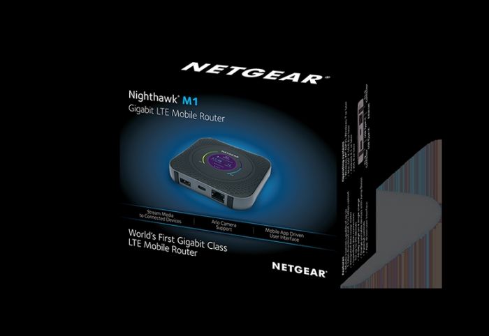 Мобільний маршрутизатор NETGEAR MR1100 Nighthawk M1 AC1000, 4G LTE, 1xGE LAN, 1xUSB-C, 1xUSB 2.0, 2xTS