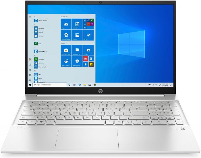 Ноутбук HP Pavilion 15-eh1052ua 15.6" FHD IPS AG, AMD R5 5500U, 12GB, F512GB, UMA, DOS, білий