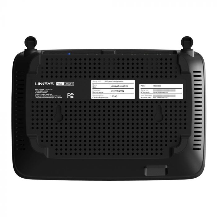 Маршрутизатор LINKSYS MR6350 AC1300, MESH, 4xGE LAN, 1xGE WAN, 1xUSB 3.0, BT, 2х зовнішн. ант.