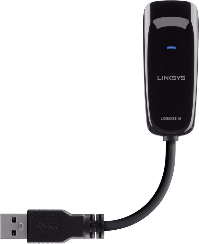 Мережевий адаптер LINKSYS USB3GIG 1xGE, USB 3.0