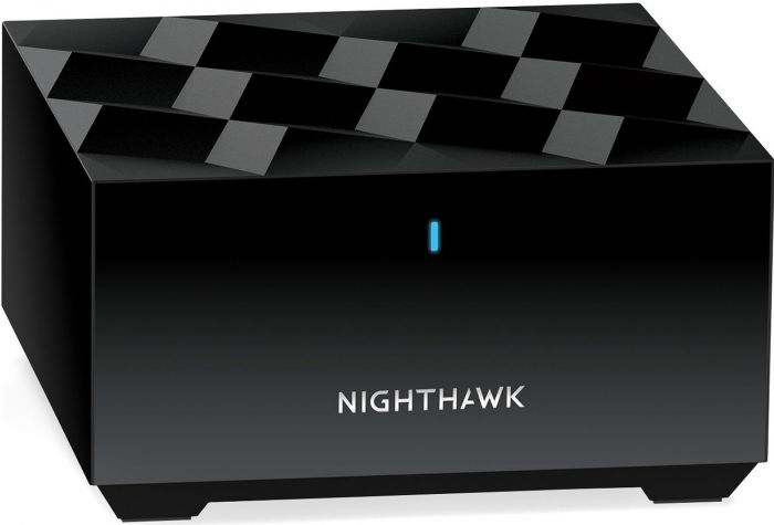 WiFi-система NETGEAR Nighthawk MK62 AX1800 WiFi 6, MESH, 1xGE LAN, 1xGE WAN, чорн. кол. (2шт.)