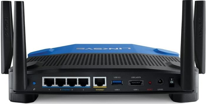 Маршрутизатор LINKSYS WRT3200ACM AC3200, 4xGE LAN, 1xGE WAN, 1xUSB3.0, USB2.0/eSATA, 4х зовнішн. ант.