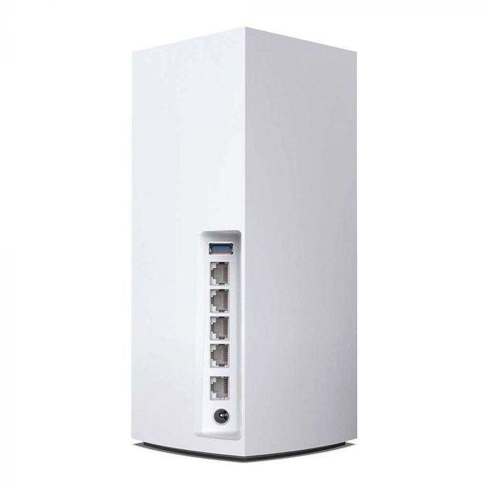 WiFi-система LINKSYS VELOP MX5300 WiFi 6 AX5300, MESH, 4xGE LAN, 1xGE WAN, 1xUSB 3.0, BT, біл. кол. (1шт.)