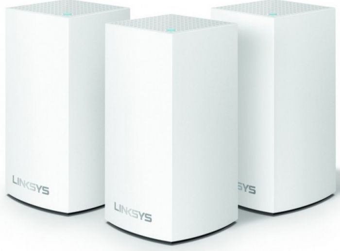 WiFi-система LINKSYS VELOP WHW0103 AC1300, MESH, 2xGE WAN/LAN, BT 4.1, біл. кол. (3шт.)