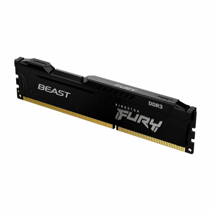 Пам'ять ПК Kingston DDR3  4GB 1600 1.5V FURY Beast Black