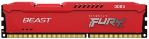 Пам'ять ПК Kingston DDR3 16GB KIT (8GBx2) 1600 1.5V FURY Beast Red