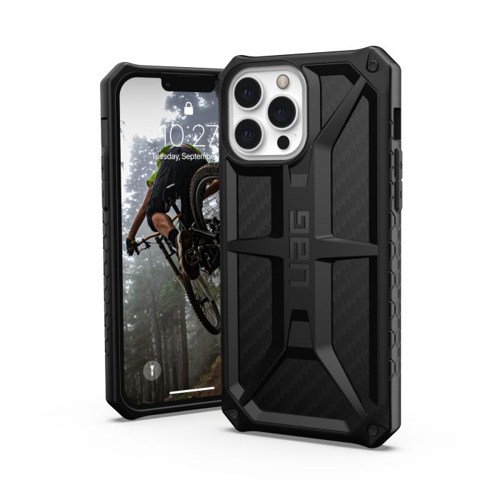 Чохол UAG для Apple Iphone 13 Pro Max Monarch, Carbon Fiber