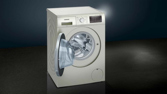 Пральна машина з фронт. зав. Siemens WM10J18SUA, 8кг, 1000, A+++, 59см, Дисплей, Сірий