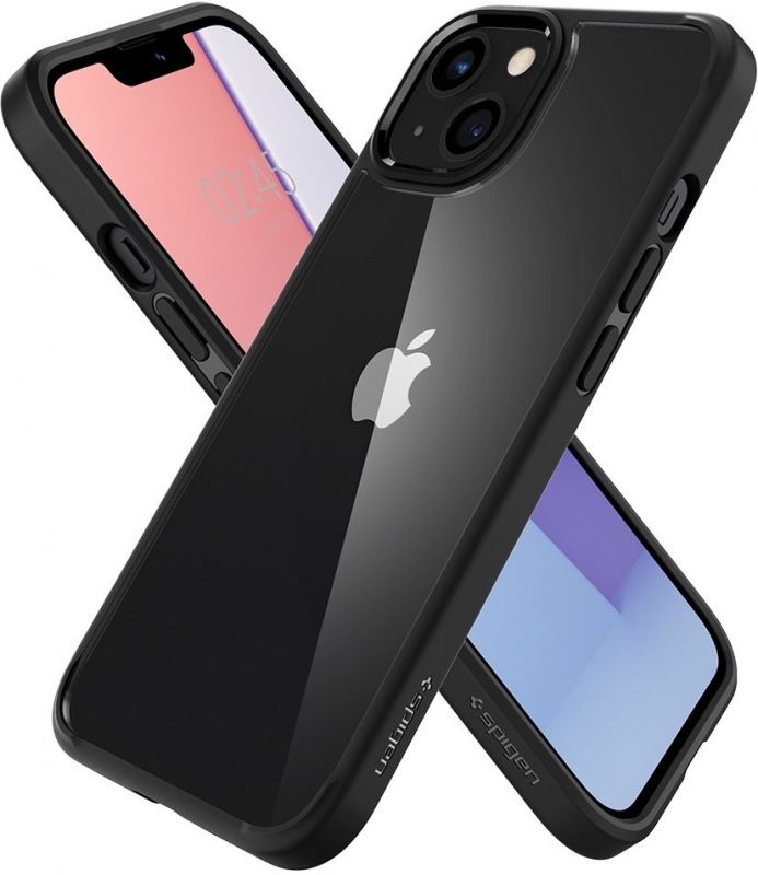 Чохол Spigen для Apple iPhone 13 Crystal Hybrid, Matte Black